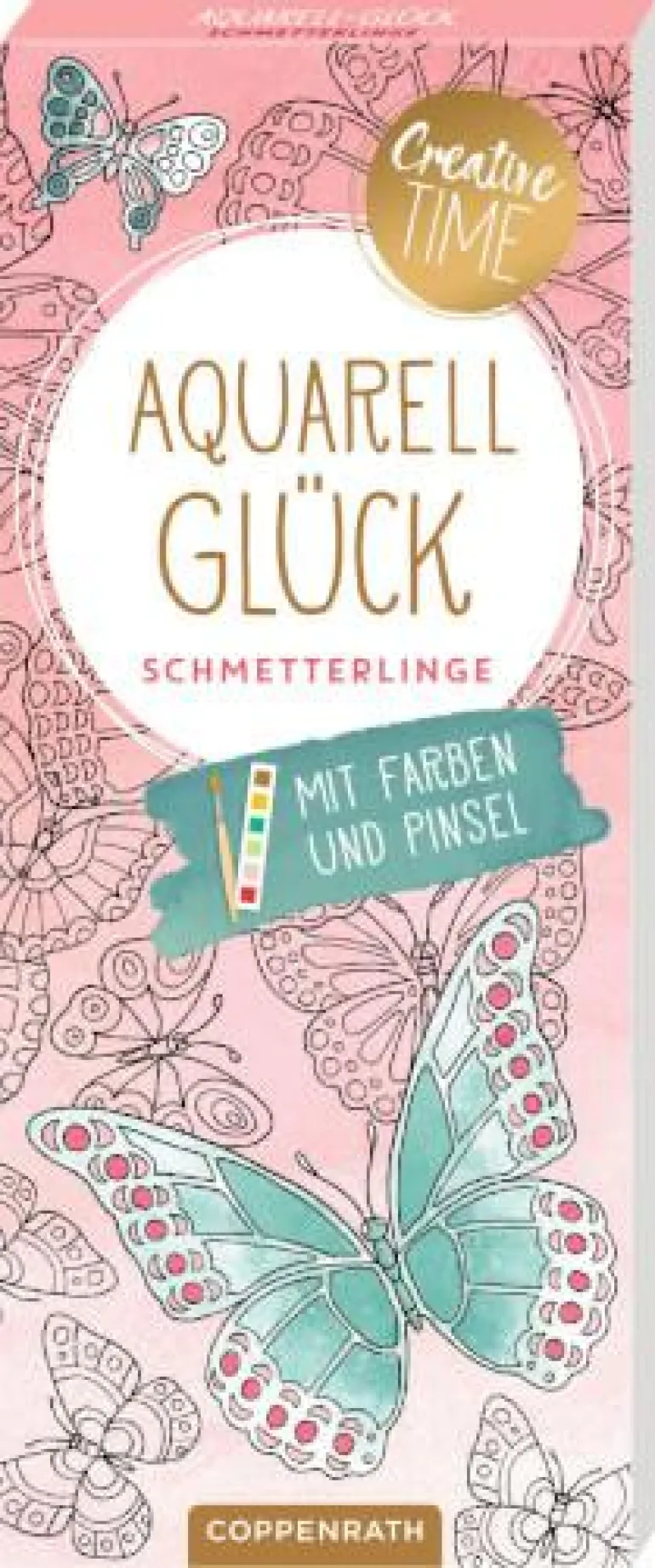 Creative Time - Aquarell-Glück Schmetterlinge