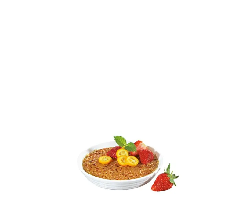 Crème Brûlée Schälchen Burgund