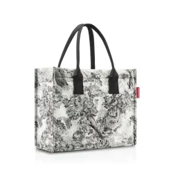 Daily shopper jacquard grey Einkaufstasche