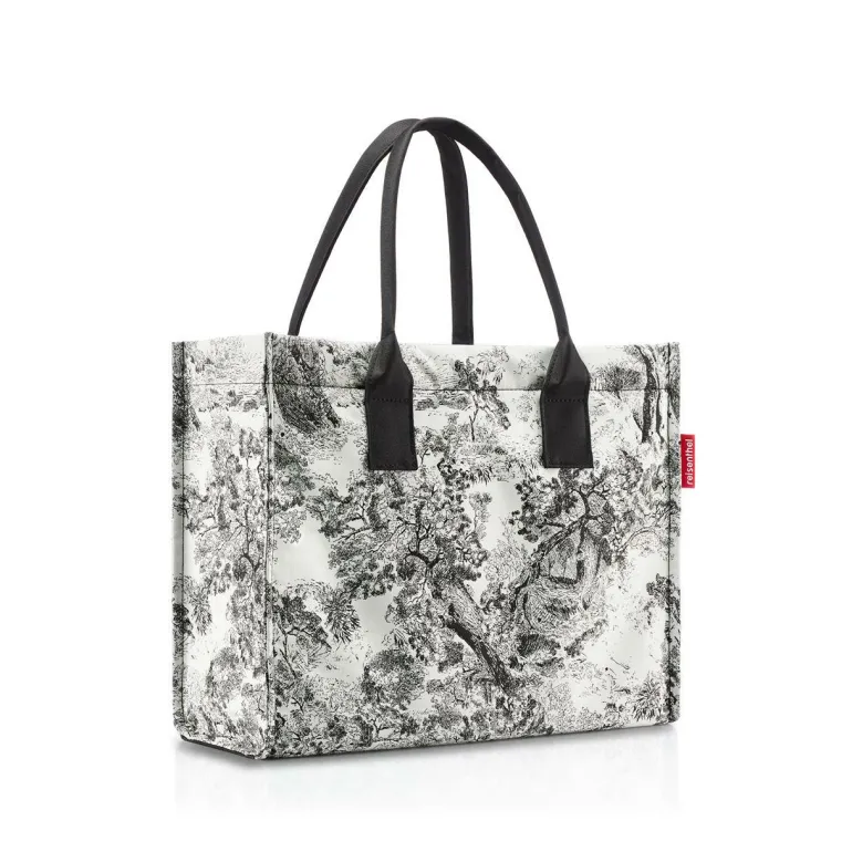 Daily shopper jacquard grey Einkaufstasche