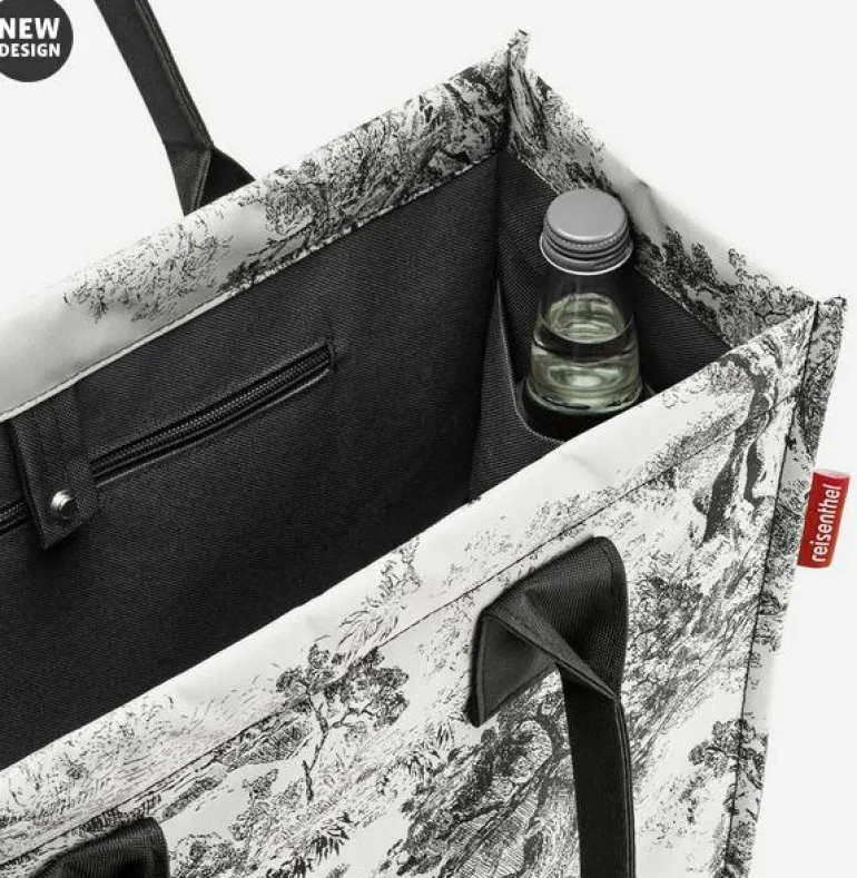 Daily shopper jacquard grey Einkaufstasche
