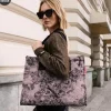 Daily Shopper jacquard rose Einkaufstasche