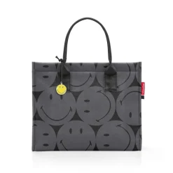 Daily Shopper Smiley grau Einkaufstasche