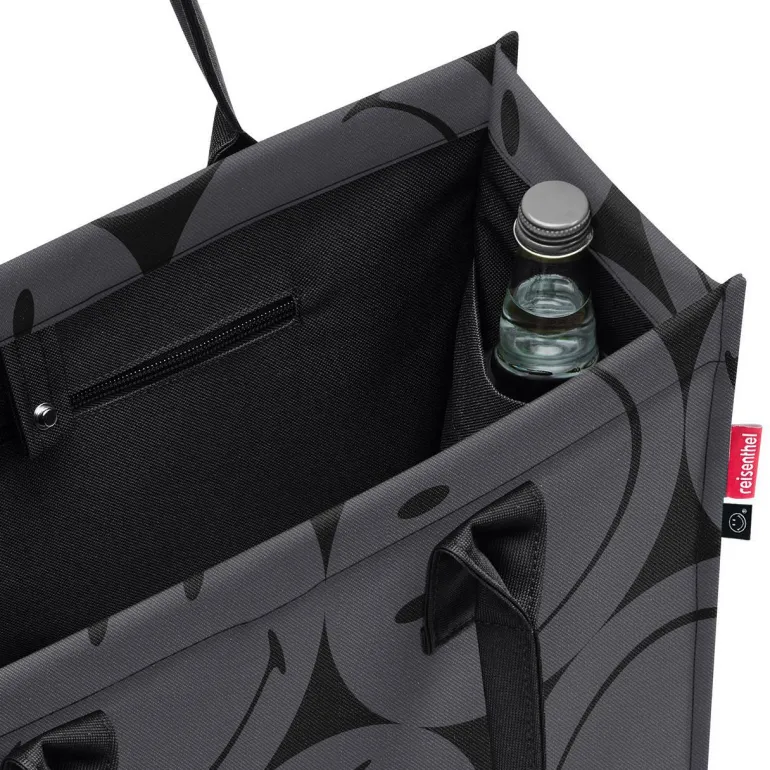 Daily Shopper Smiley grau Einkaufstasche