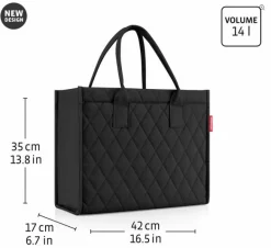 Daily Shopper Smiley grau Einkaufstasche