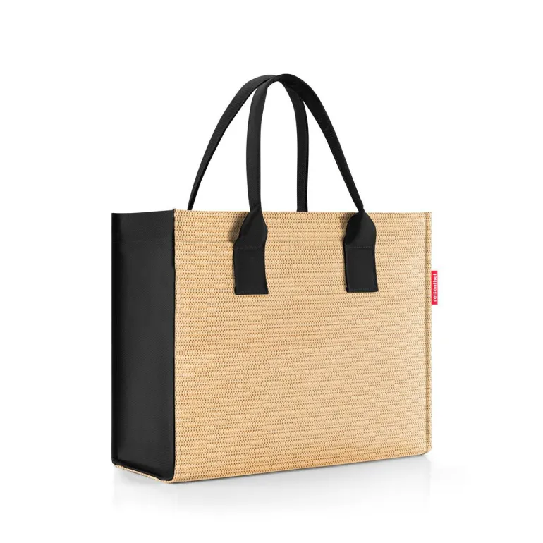 Daily Shopper,,Raffia Black"Einkaufstasche