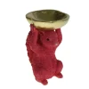 Dekoschale Eichhörnchen pink 14,5x15,5x23cm Polyse