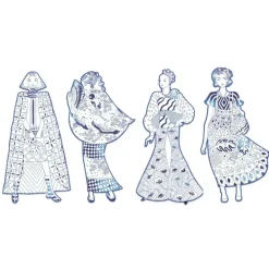 Demoiselles Laura, Ausmalbilder