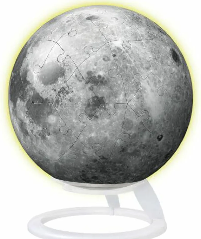 Der Mond - Glow-in-the-Dark - Puzzle 3D 72 Teile