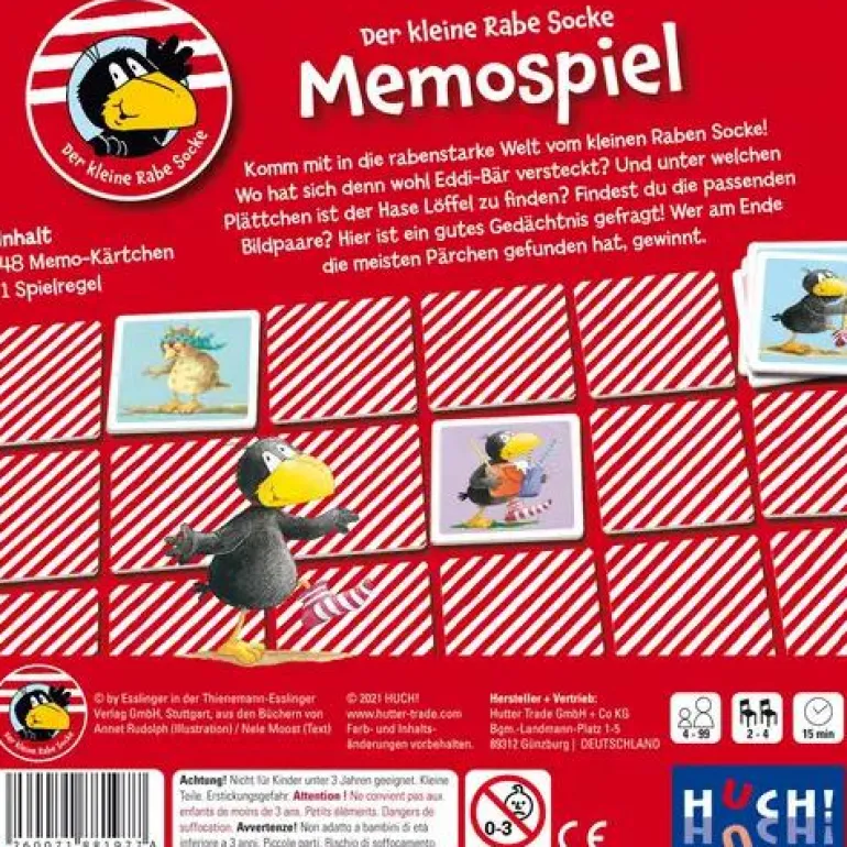 Der kleine Rabe Socke - Memo-Spiel