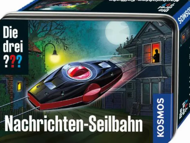 Die drei ??? - Nachrichten-Seilbahn (große Dose)