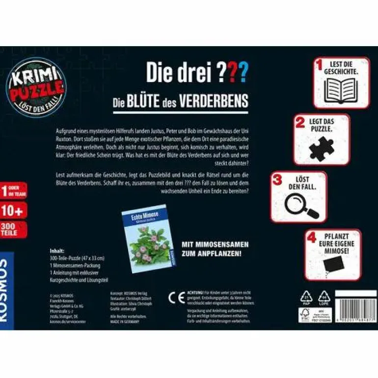 Die drei ???: Die Blüte des Verderbens - Krimi-Puz