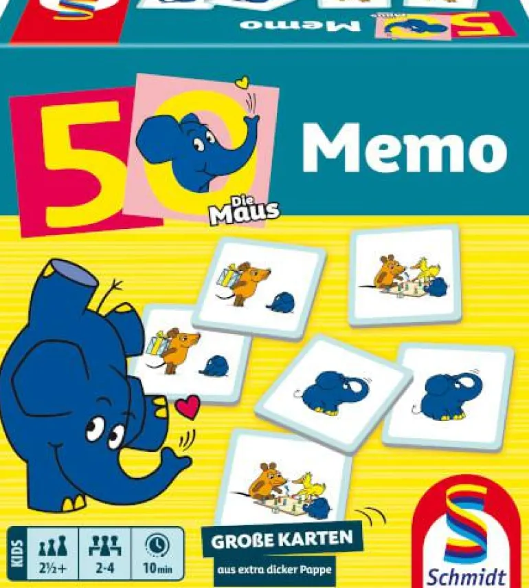 Die Maus, Elefanten-Memo, 50. Geburtsta