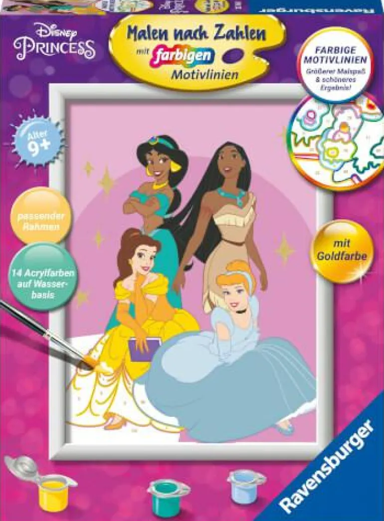 Disney™ Prinzessinnen - Malen nach Zahlen