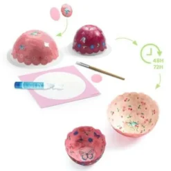 Do it Yourself: Schalen basteln rosa