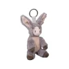 Donkey Plush Keyring Esel