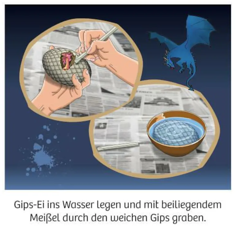 Drachen-Ei Ausgrabung