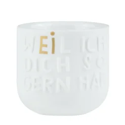 Eierbecher „Weil ich dich so gern hab", D 5cm H 4,