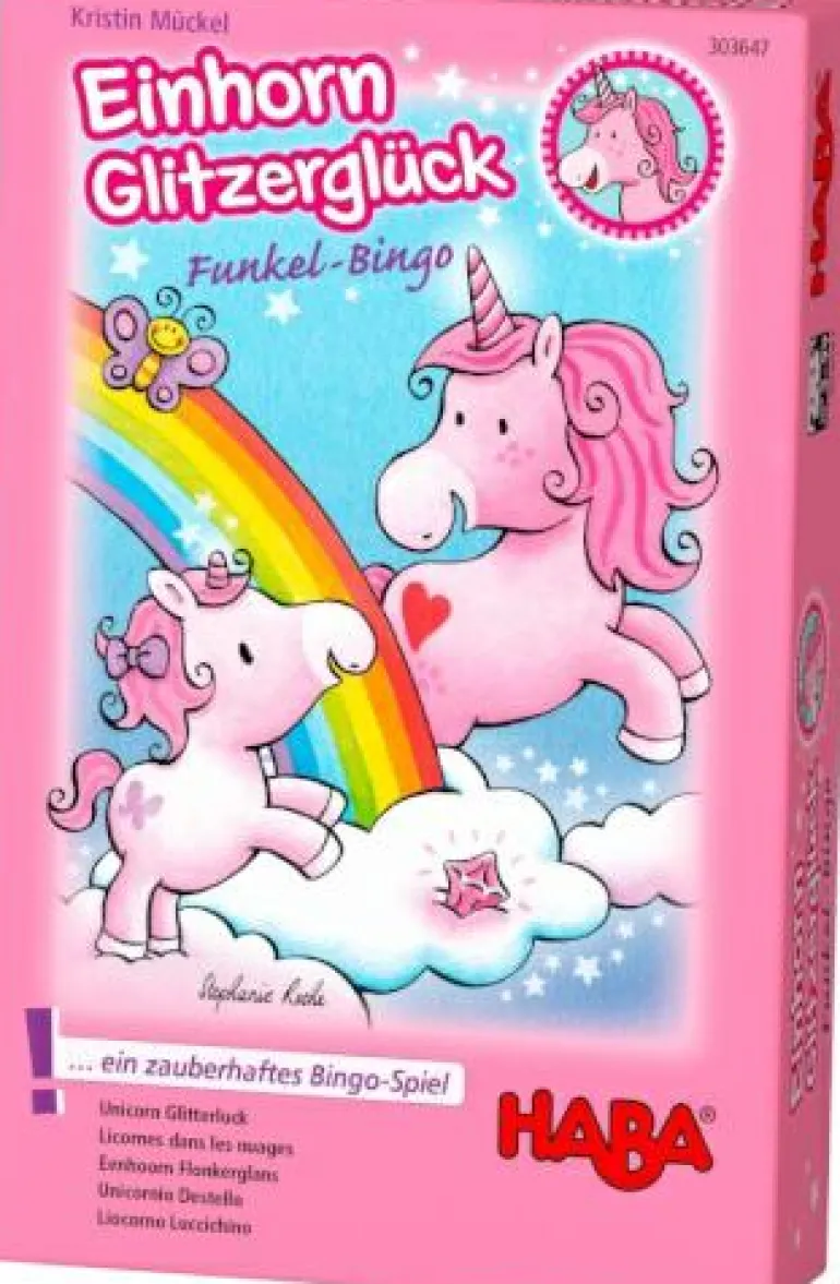 Einhorn Glitzerglück - Funkelbingo