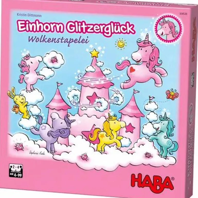 Einhorn Glitzerglück - Wolkenstapelei