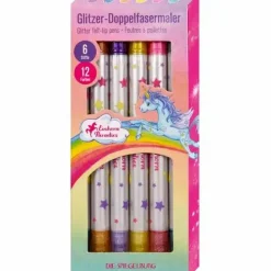 Einhorn-Paradies - Glitzer-Doppelfasermaler