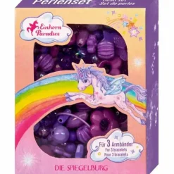 Einhorn-Paradies - Perlenset Lila