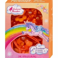 Einhorn-Paradies - Perlenset Orange