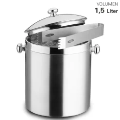 Eiswürfelbehälter mit Zange 1,5L