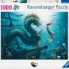 Enchanted Depths Dragon, Mermaid And Turtles - Puz