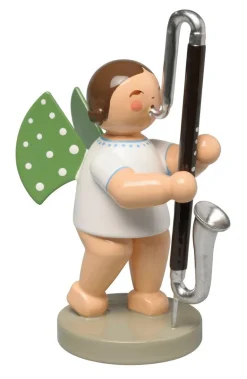 Engel mit Kontrabassklarinette, Grünhainichener En