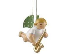 Engel mit Saxofon schwebend