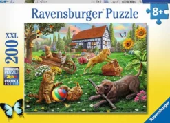 Entdecker auf vier Pfoten - Puzzle 200 Teile