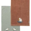 2er Pack Kinderhandtücher Edda, bunt 50x30cm