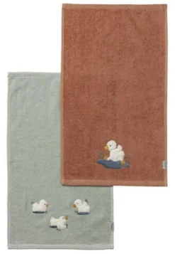 2er Pack Kinderhandtücher Edda, bunt 50x30cm