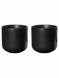 2er Set Teebecher, kuro D. 7,5 cm, H. 7,5 cm, 0,2