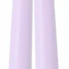 2er SPITZKERZE Light Lilac 24 Cm Lang 1 Paar Spitz