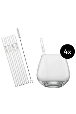 4erTumbler After-work drink +4xTrinkhalm +Büste