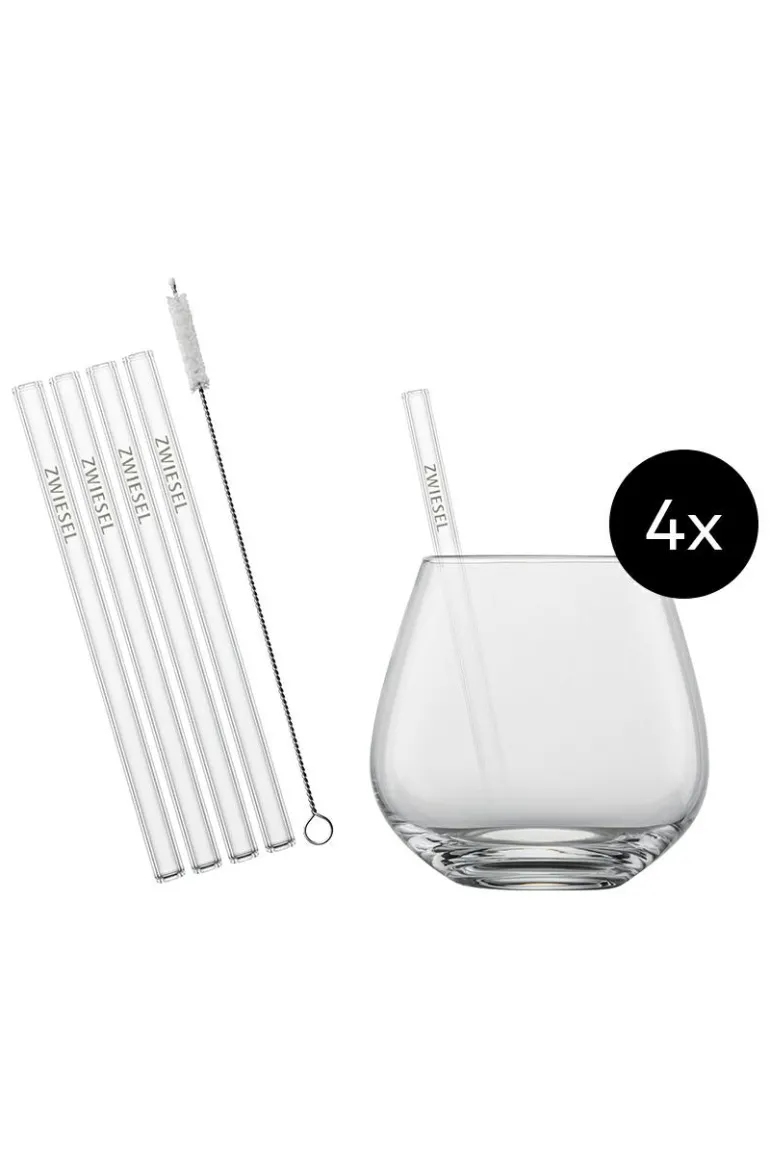 4erTumbler After-work drink +4xTrinkhalm +Büste