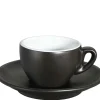 Espressotasse ROMA schwarz matt