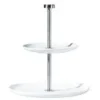 Etagere 2 stufig rund H 23,5 cm