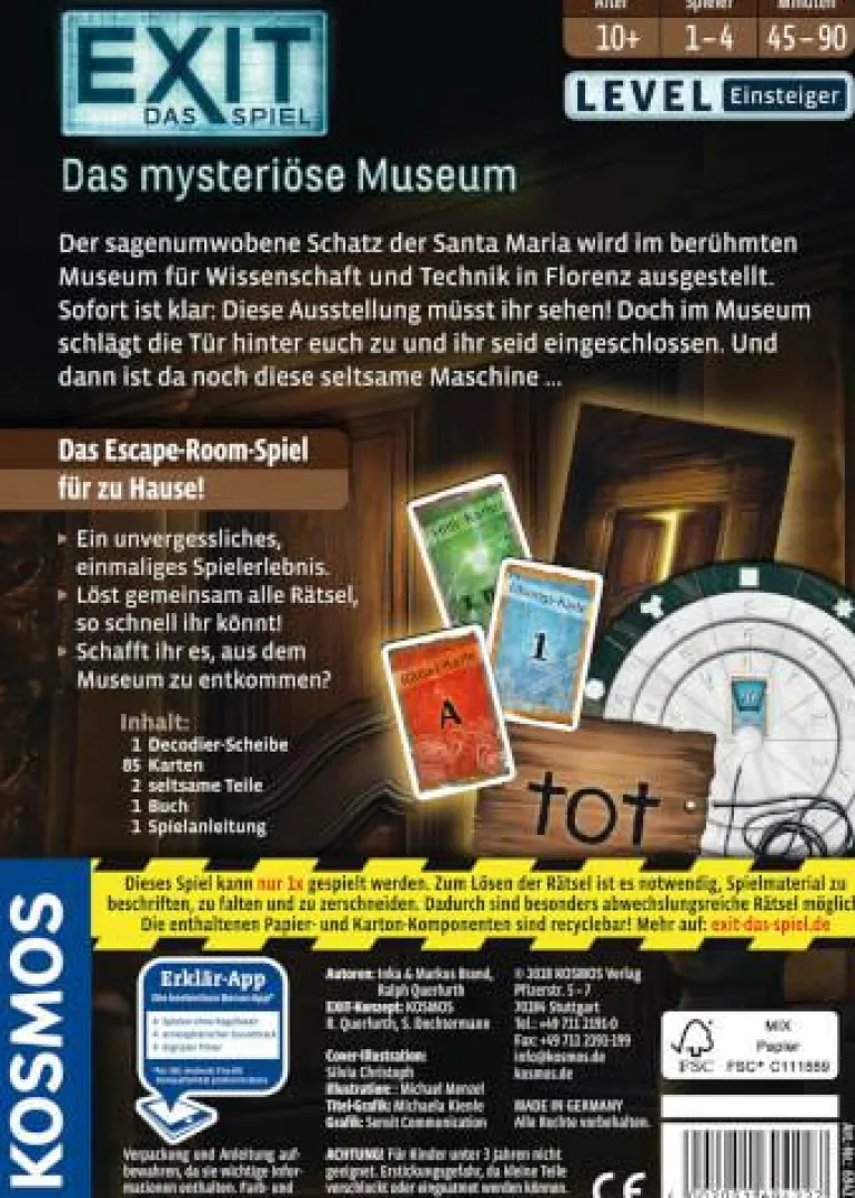 EXIT® - Das mysteriöse Museum