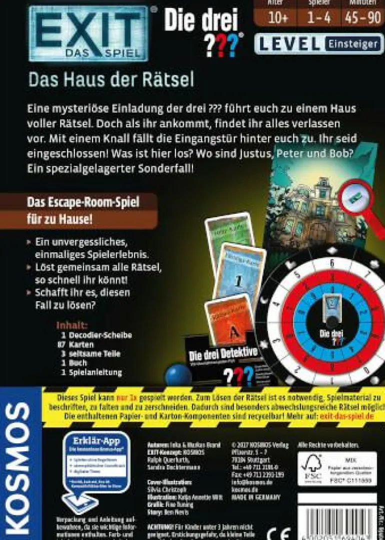 EXIT® - Die drei ???: Das Haus der Rätsel