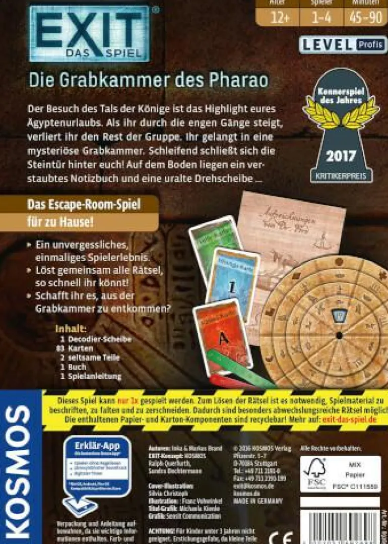 EXIT® - Die Grabkammer des Pharao