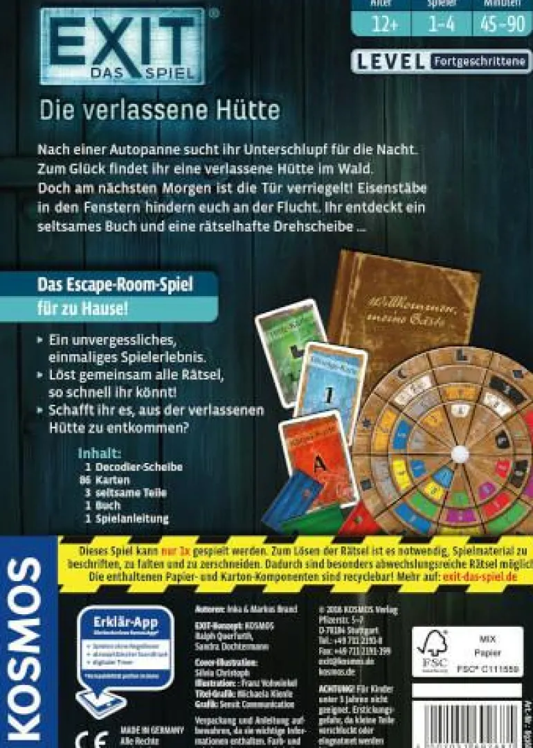 EXIT® - Die verlassene Hütte