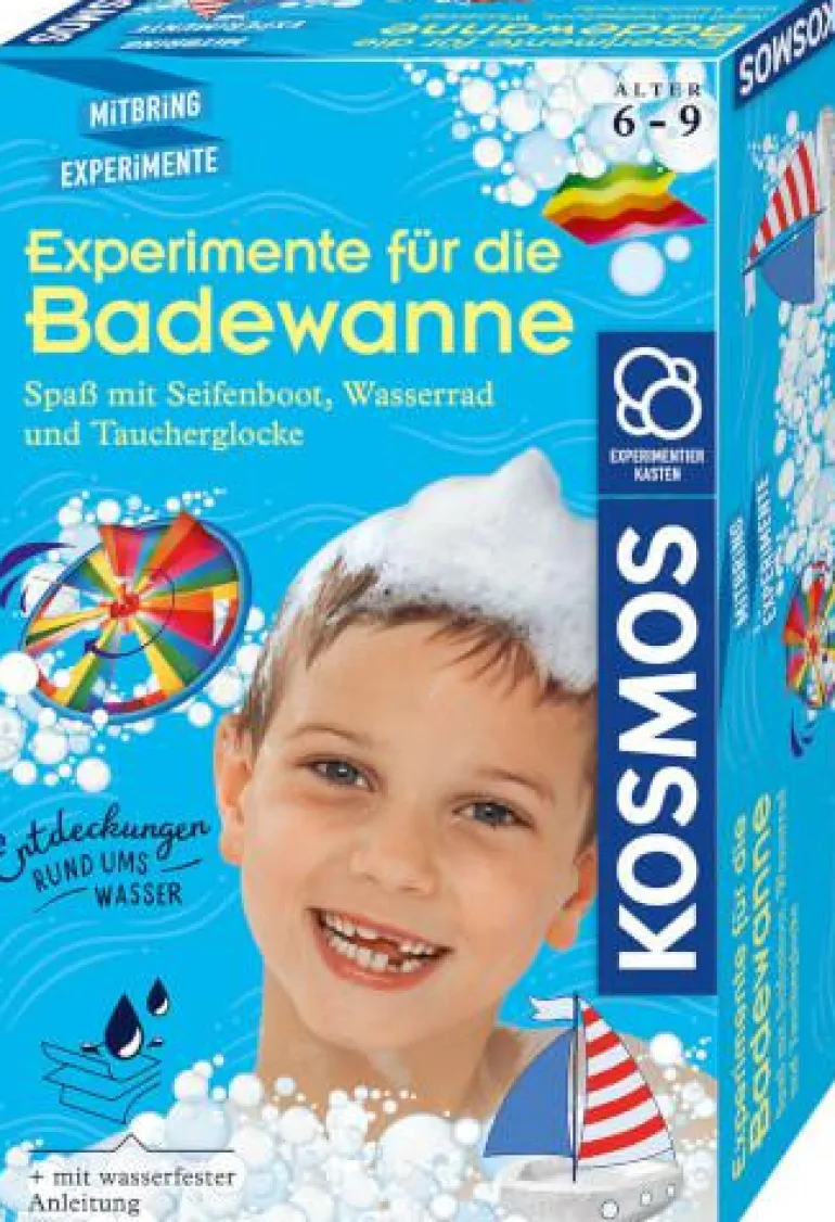 Experimente für die Badewanne - Spaß mit Seifenboo