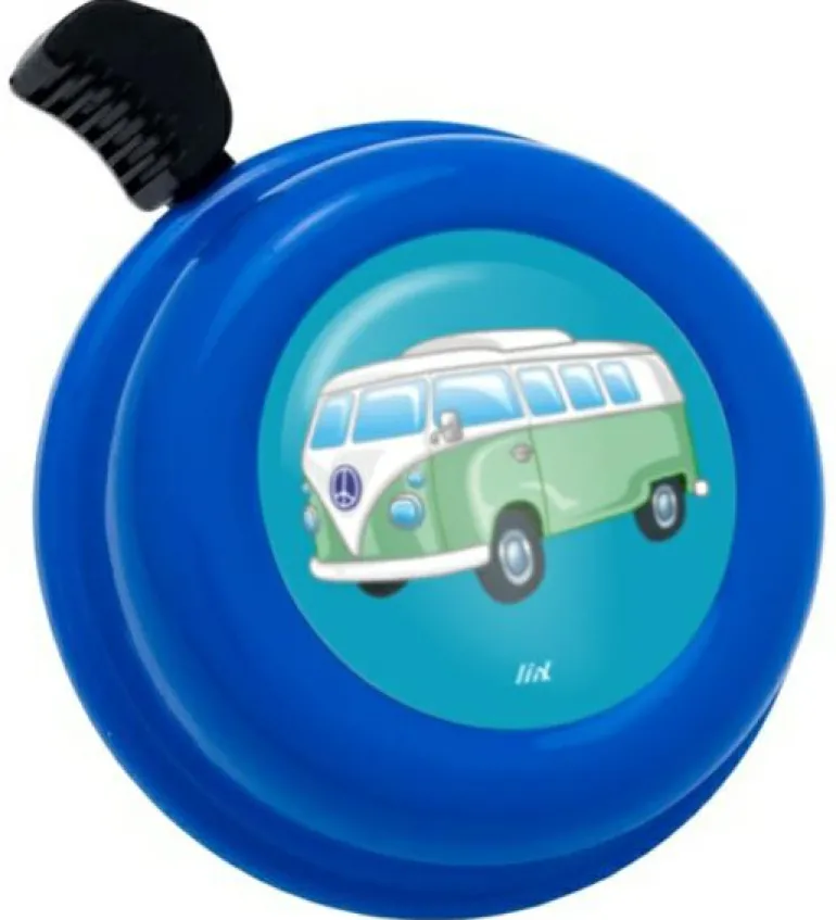 Fahrradklingel Peace Bus Striking Blue