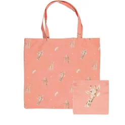 Faltbare Shopper-Tasche Giraffe