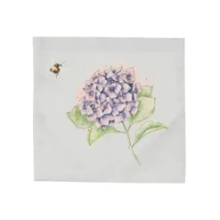 Faltbare Shopper-Tasche Hortensie +Biene
