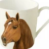 FARM HORSE Cream Bone China Becher