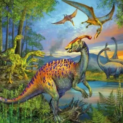 Faszination Dinosaurier - Puzzle 3x49 Teile